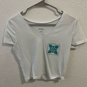 Hawaiian quilt crop top